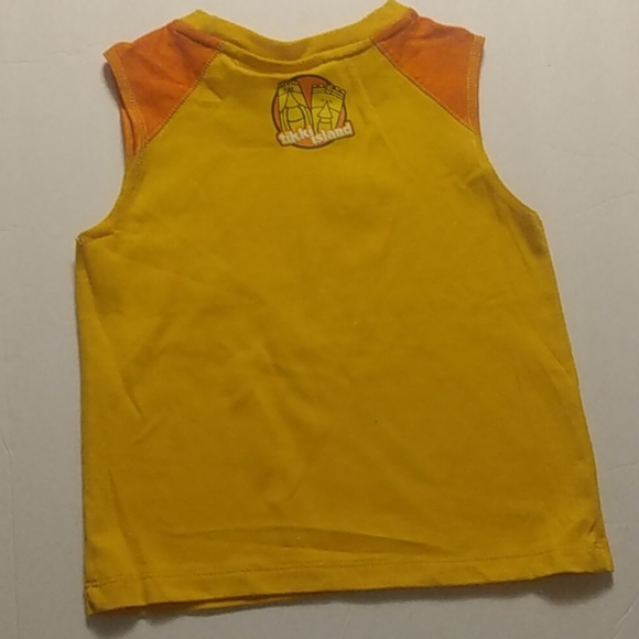 Kid connection short set size 3T Orange, yellow, blue and white. For spring - Picture 4 of 5